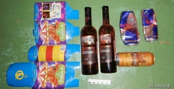 Полицейские Анадыря в течение суток раскрыли кражу алкоголя и пиротехники