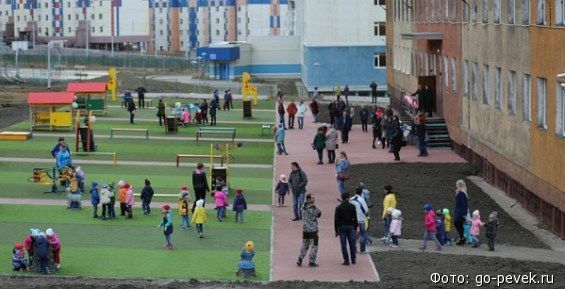 Детскую площадку в Певеке благоустроили на 7 млн рублей