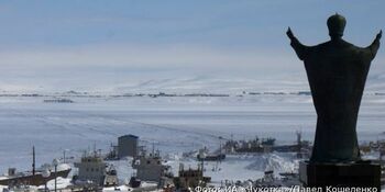 С 16 часов официально открыта ледовая дорога через Анадырский лиман
