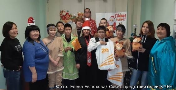 Новогодние благотворительные акции для детей проходят на Чукотке