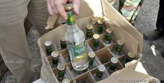 Более 700 бутылок контрафактного алкоголя изъяли полицейские в Билибино