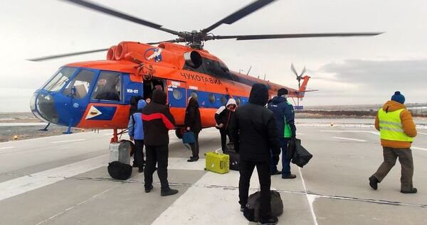 К вертолётным перевозкам пассажиров через Анадырский лиман подготовилась ЧукотАВИА