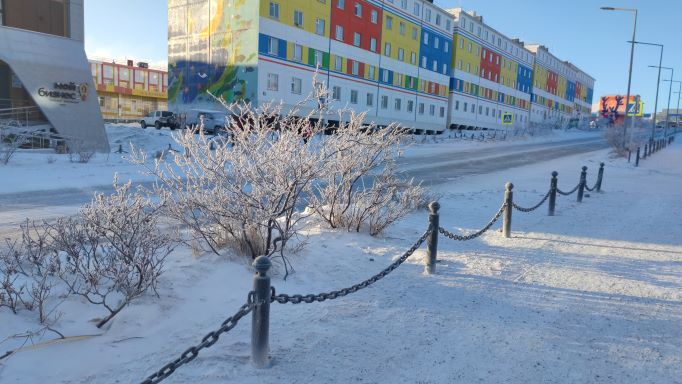 Небольшой снег местами пройдет на Чукотке в понедельник