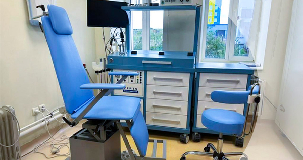 В кабинете ЛОР-врача Чукотской окружной больницы обновили оборудование