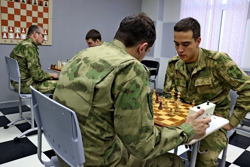 На Чукотке в День образования Восточного округа Росгвардии прошел ведомственный турнир по шахматам