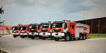 Уникальные пожарные машины доставят в Певек для обслуживания ПАТЭС "Академик Ломоносов"