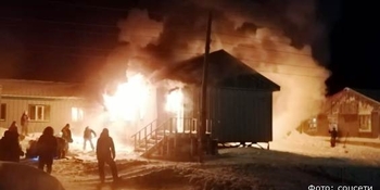 Пожар в многоквартирном жилом доме произошёл в селе Инчоун 