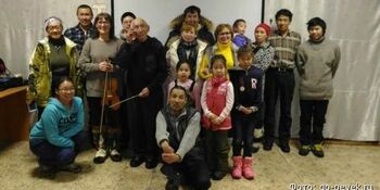 Финская скрипачка собирает фольклор на Чаун-Чукотке
