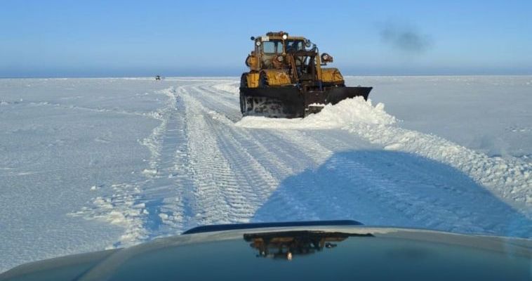 Самую длинную ледовую переправу в мире открыли на Чукотке