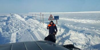 На Чукотке открыли самую длинную ледовую переправу в мире