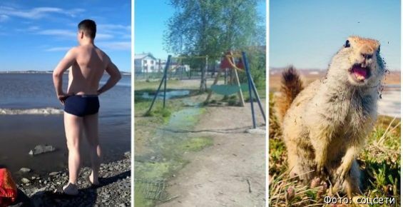 Анадырский купальщик, нечистоты в Марково, проснувшийся евраган: обзор соцсетей