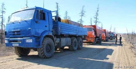 В Якутии начались работы по отсыпке участка дороги в 25 км из Черского до Чукотки