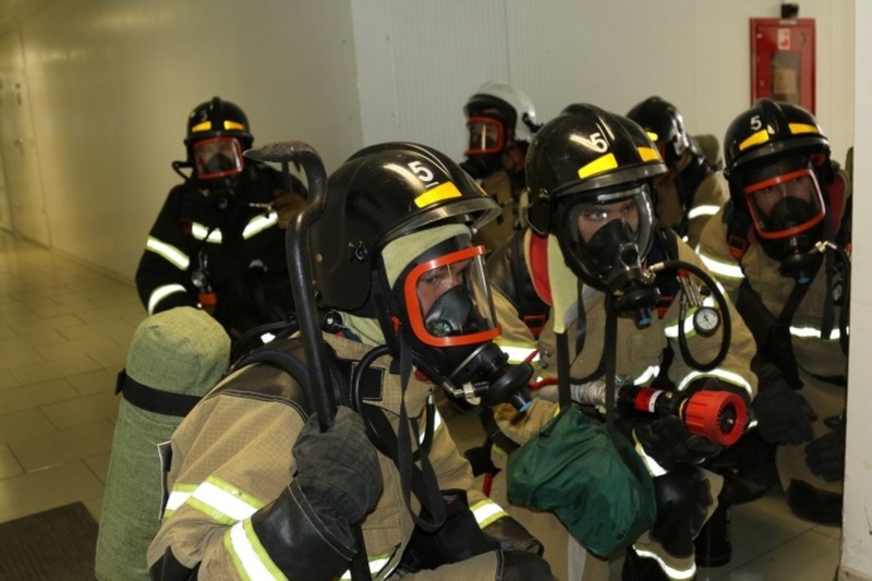 Пожарно-тактические учения прошли на газомоторной ТЭЦ г. Анадыря