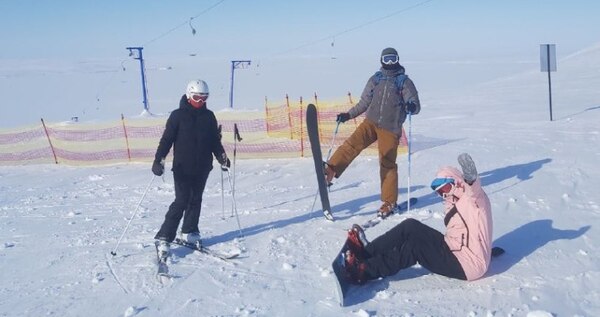 В Анадыре впервые в сезоне опробовали горнолыжную трассу