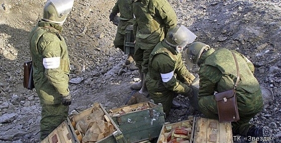 Более 12 тонн взрывчатки использовали военные инженеры ВВО на Чукотке
