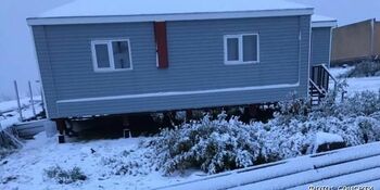 На севере Чукотки выпал снег 