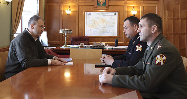 Новый начальник управления Росгвардии Чукотки встретился с губернатором округа