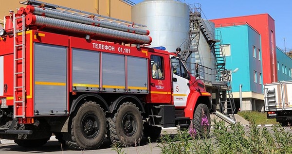 Условный пожар ликвидировали на газомоторной ТЭЦ Анадыря