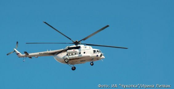 Вертолёт санавиации эвакуировал в Анадырь участника геологической экспедиции