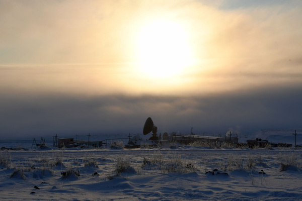 Низовая метель ожидается в субботу на побережье Восточно-Сибирского и Берингова морей