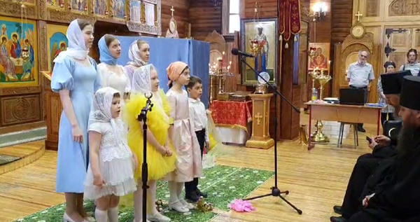 Пасхальный детский концерт прошёл в главном храме Чукотки