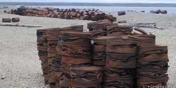 150 тонн металлолома планируют вывезти военные с острова Врангеля в этом году