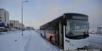 Новый автобус «Волжанин» начал возить пассажиров по Певеку