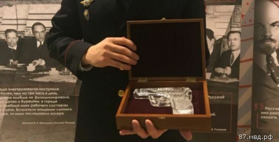 Чукотский полицейский выиграл хрустальный пистолет