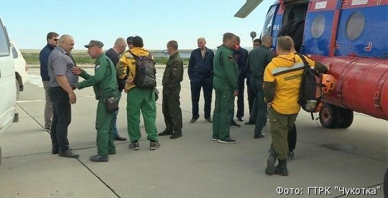 Авиалесоохрана перебросила на Чукотку дополнительный отряд десантников