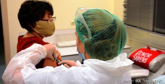 Прививки от COVID-19 сделали 587 жителей Чукотки