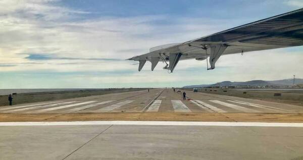 В аэропорту Певека завершили реконструкцию взлётно-посадочной полосы