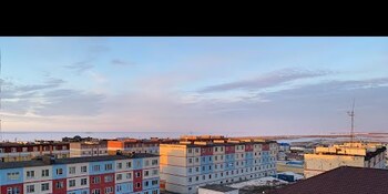 2021.05.17 03:07 утра. Рассвет в городе Анадырь. Чукотка. Арктика. Дальний Восток