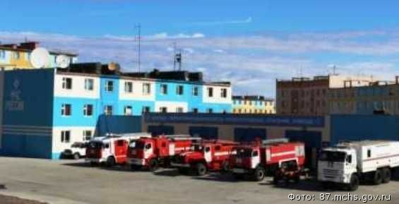 Лучшей пожарно-спасательной частью Чукотки стала анадырская