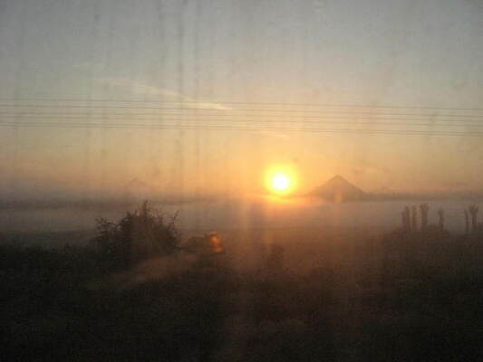 Утро в тумане ( на заднем плане террикон)