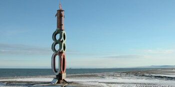 Памятник 180 меридиану на Чукотке вошел в топ-100 необычных скульптур России