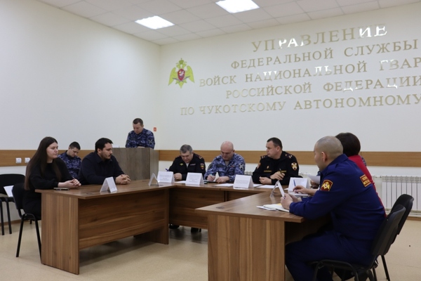Вопросы частной охранной деятельности обсудили в Управлении Росгвардии на Чукотке
