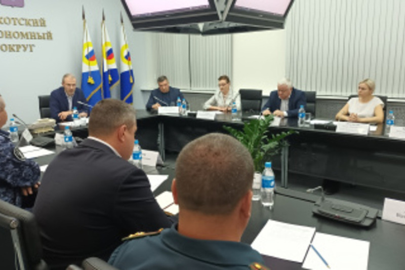 На Чукотке прошло первое заседание оперативного штаба по вопросам безопасности