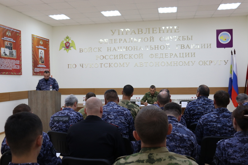 Первый заместитель командующего Восточным округом Росгвардии проинспектировал деятельность подразделений ведомства на Чукотке 