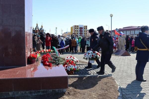 В торжественных мероприятиях в честь празднования Великой  Победы приняли участие росгвардейцы на Чукотке