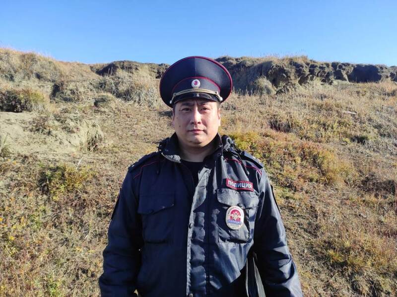 Старший лейтенант полиции Айс Ланцынов – участковый из села Айон, борется за звание «Народного участкового»