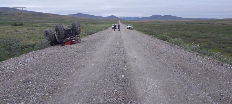 В окрестностях с.Амгуэма произошло ДТП, в результате которого погиб водитель снегоболотохода