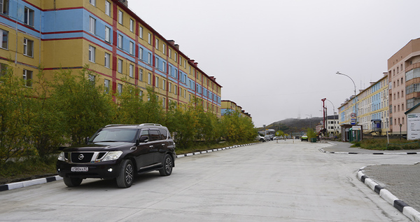 Перекресток двух крупных улиц открыли в Анадыре после ремонта