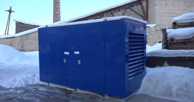 Новую модульную дизельэлектростанцию установили в посёлке Угольные Копи