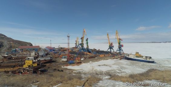 Анадырский морской порт провел уникальные судоремонтные работы 