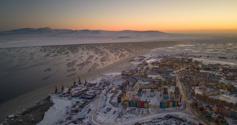 В окружной столице не замёрз лиман, в Певеке потеплело до +4