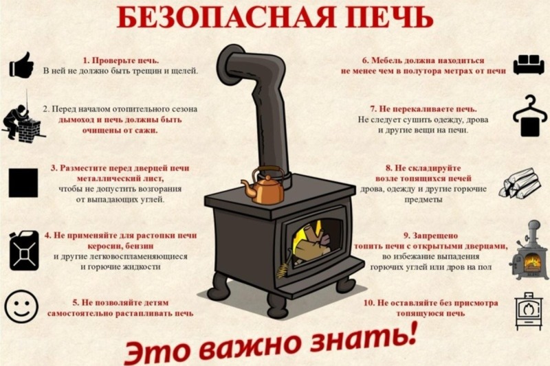 Исправность печного оборудования – залог сохранения жизни!