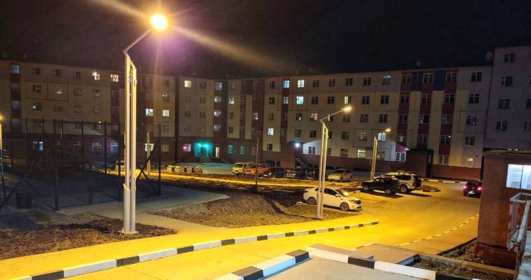 Сезонные работы по благоустройству микрорайона "Геолог" завершены в Певеке