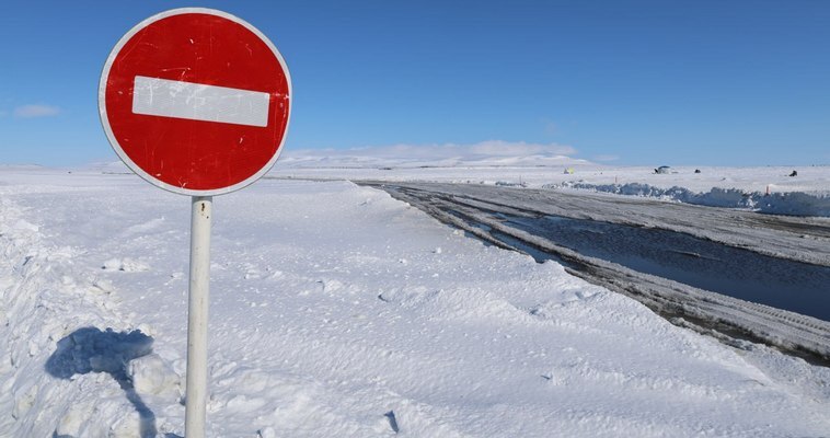 На Чукотке закрыли ледовую переправу через Анадырский лиман