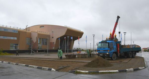 Реконструкция главной городской площади началась в Анадыре