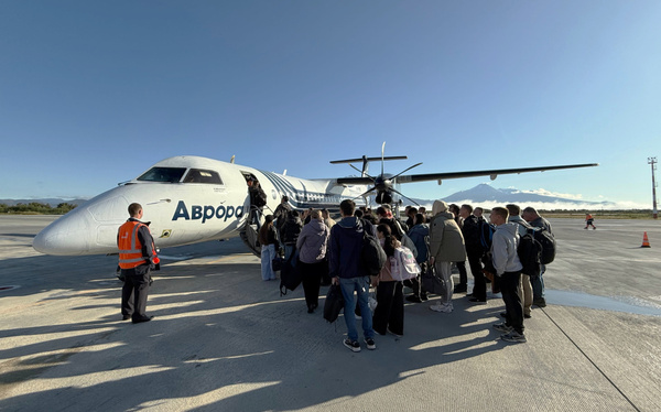 Более тысячи авиапассажиров перевезли между Анадырем и Камчаткой